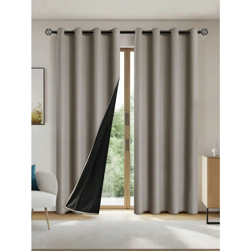 Cortina Blackout com Forro Isolante - Elegância e Conforto para Seu Lar!