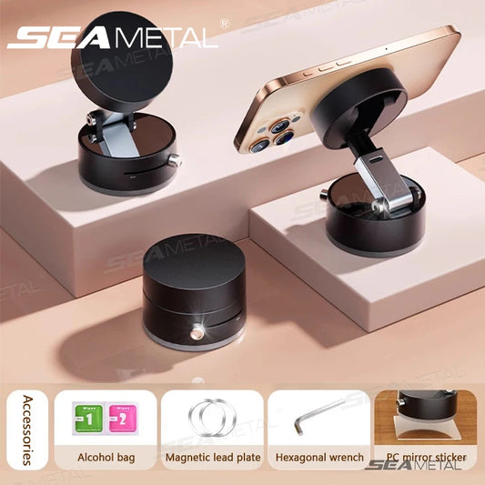 Suporte Magnético SEAMETAL para Celular – Fixação Forte e Estável