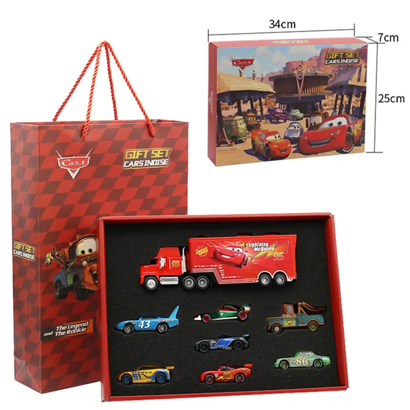 🏎️ Miniaturas Disney Pixar Cars 3 – Kit Metal Diecast 1:55 (Relâmpago McQueen, Mater, Jackson Storm e Mais)