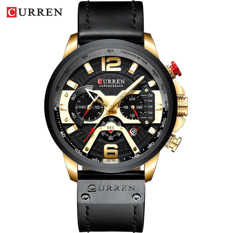 Relógio Curren Sport Chronograph – Estilo e Desempenho para o Homem Moderno