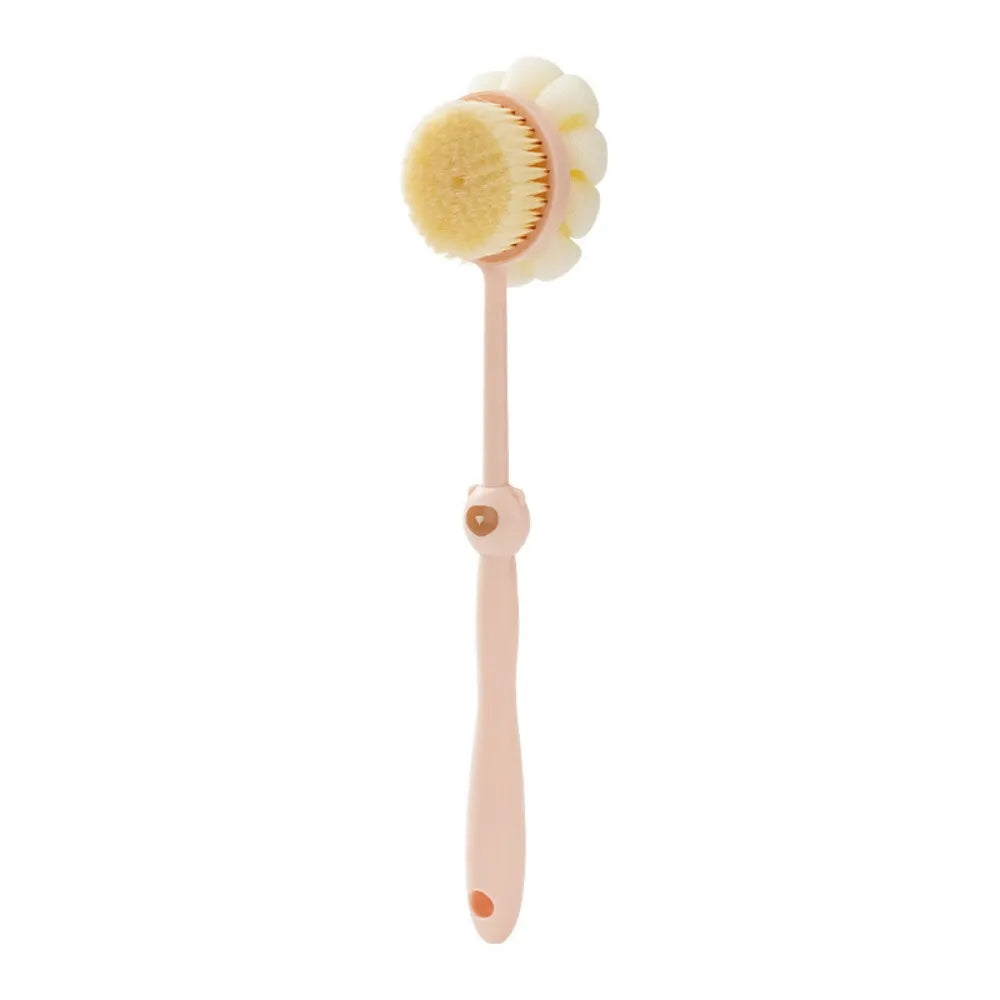 Escova de Corpo de Silicone com Cabo Longo – Seu Banho de Relaxamento e Exfoliação Perfeita!