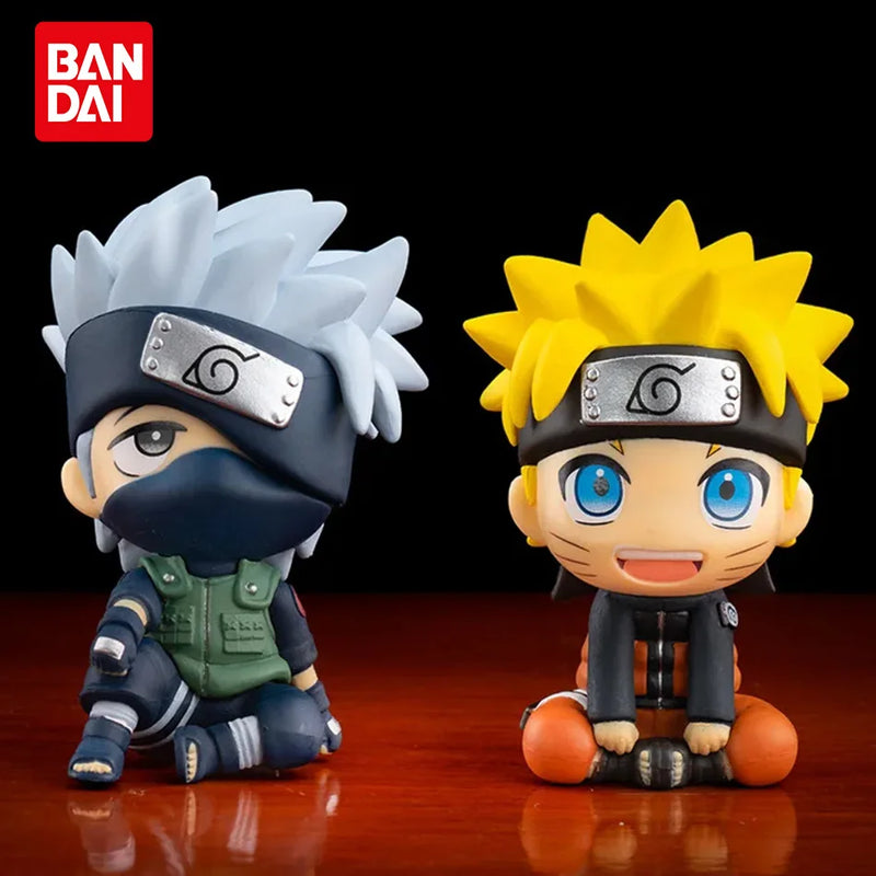 10cm Naruto Anime Figure Collection - Uzumaki Naruto, Kakashi, Uchiha Sasuke, Itachi