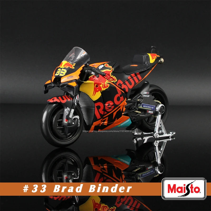 🏍️ Miniatura Moto Yamaha Factory Racing Team 2022 1:18 Maisto – Modelos #21 Morbidelli e #20 Quartararo (Diecast)