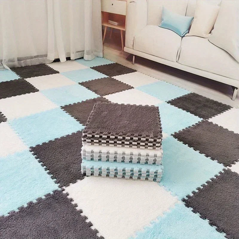 Tapete de Espuma Fofo 30x30cm – Conforto e Estilo para Seu Lar!