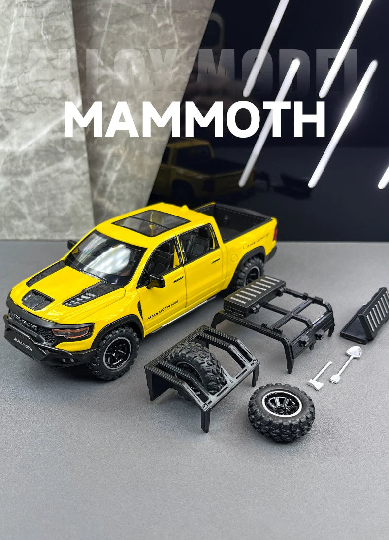 🏁 Miniatura Dodge RAM 1000 TRX Mammoth 1:32 Maisto – Modelo Colecionável com Luz e Som (Diecast)