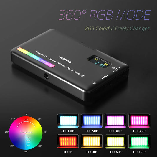 SH RGB LED Video Panel - Iluminação Profissional para Criadores de Conteúdo