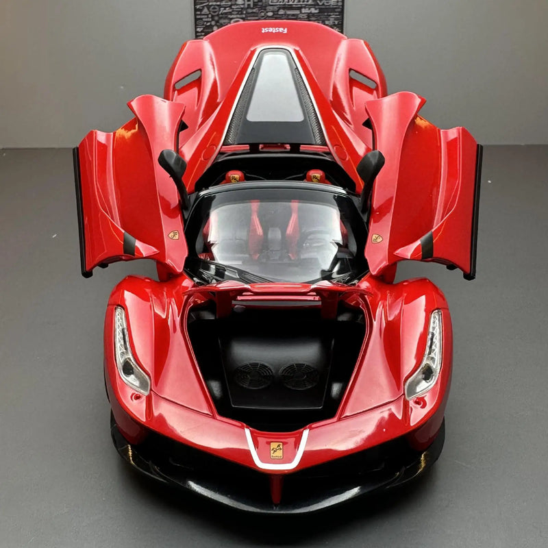 🏎️ Miniatura Ferrari LaFerrari Conversível 1:22 Welly – Modelo de Corrida Colecionável (Diecast)