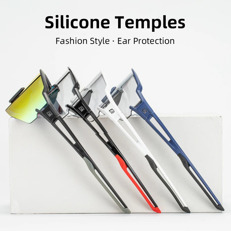 ROCKBROS Óculos de Ciclismo Fotocromáticos – Proteção e Conforto em Qualquer Condição!