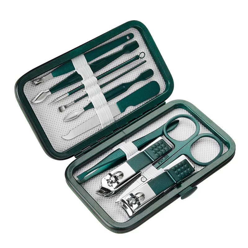 Kit de Manicure e Pedicure Profissional – 19 Peças!