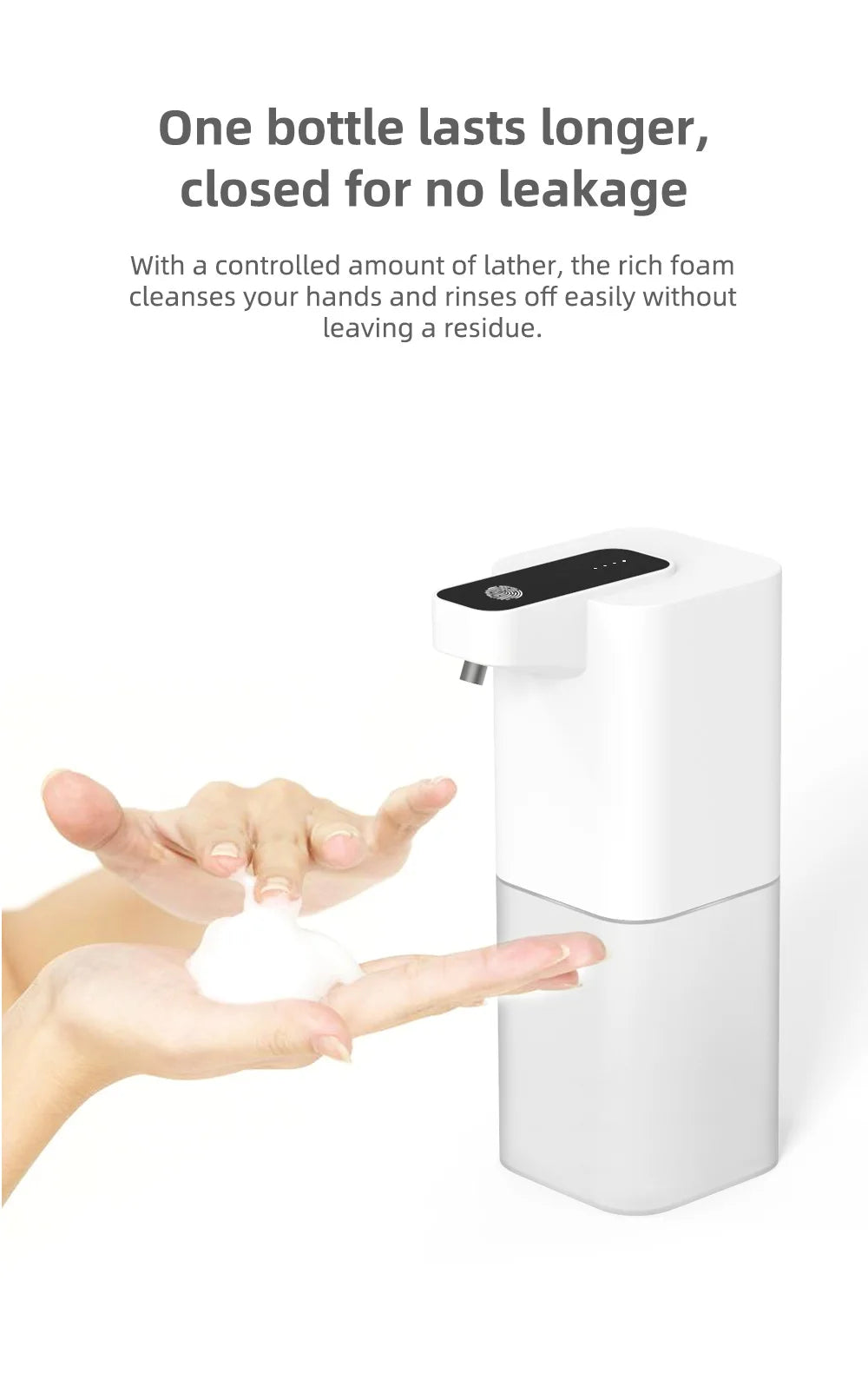 Dispensador Automático de Sabão Espuma – Tecnologia de Sensor Infravermelho!