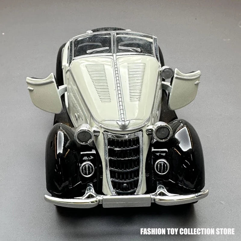 1: 32 WANDERER W25KROADSTER Alloy Car Model High Simulation Diecasts Toy With Sound and Light Pull Back Vehicles Decoration Toys