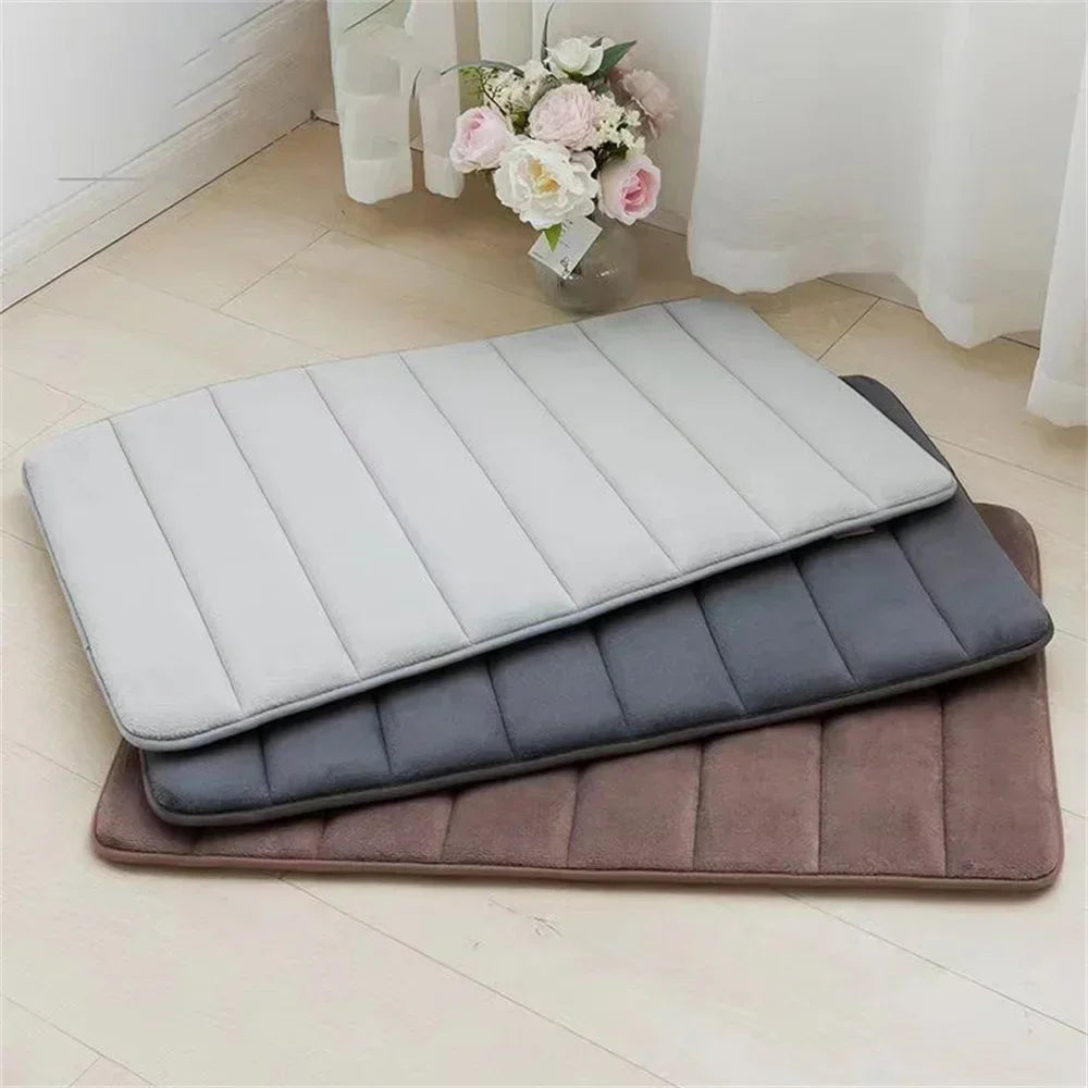 Tapete de Banho Super Absorvente – Conforto e Segurança para Seu Banheiro!