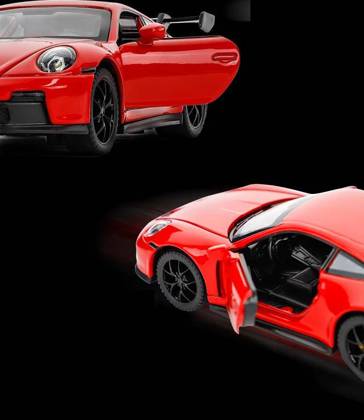 🏎️ Miniatura Porsche 911 GT3 Sport 1:32 MAKEDA – Modelo Esportivo com Luz e Som (Diecast)