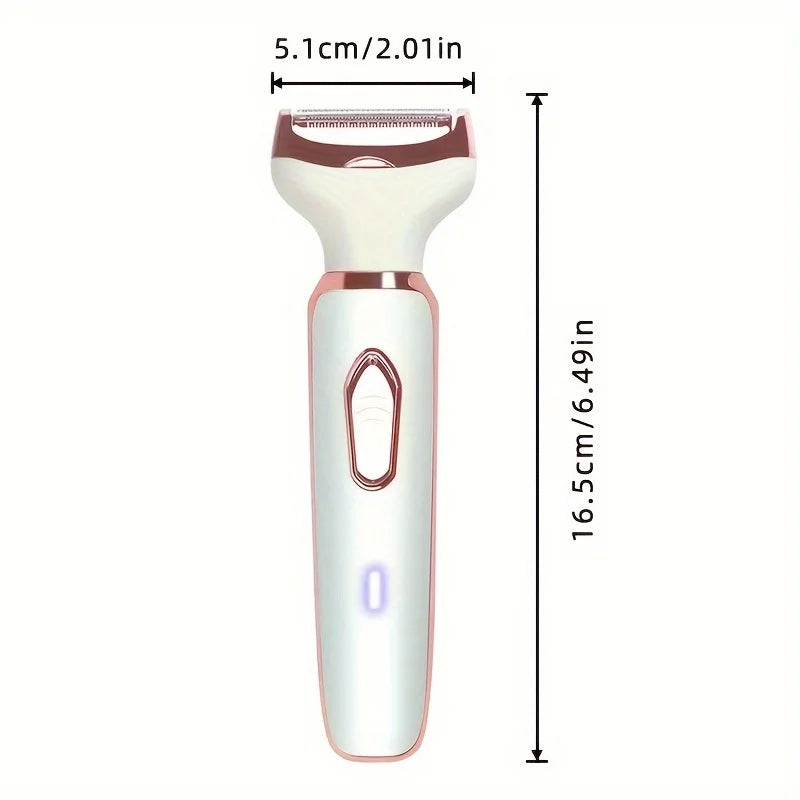 4 em 1 Aparador Elétrico para Mulheres – Praticidade e Conforto para Remoção de Pelos!
