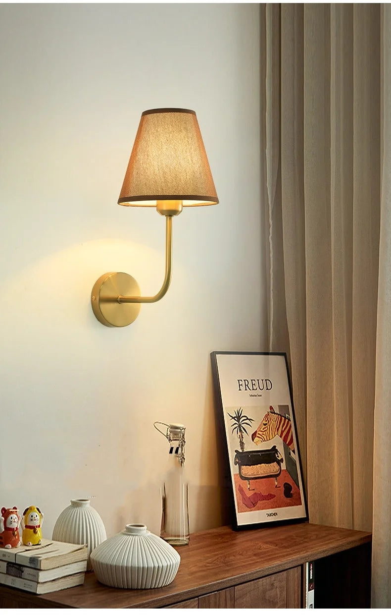 Luminária de Parede LED Americana E27 - Estilo Retrô para Quarto, Corredor e Banheiro