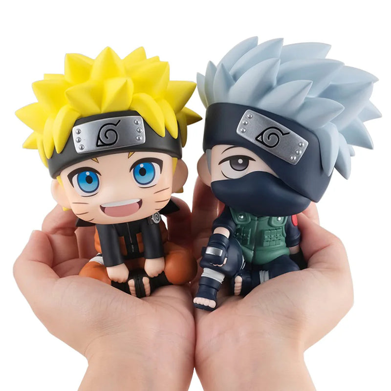 10cm Naruto Anime Figure Collection - Uzumaki Naruto, Kakashi, Uchiha Sasuke, Itachi