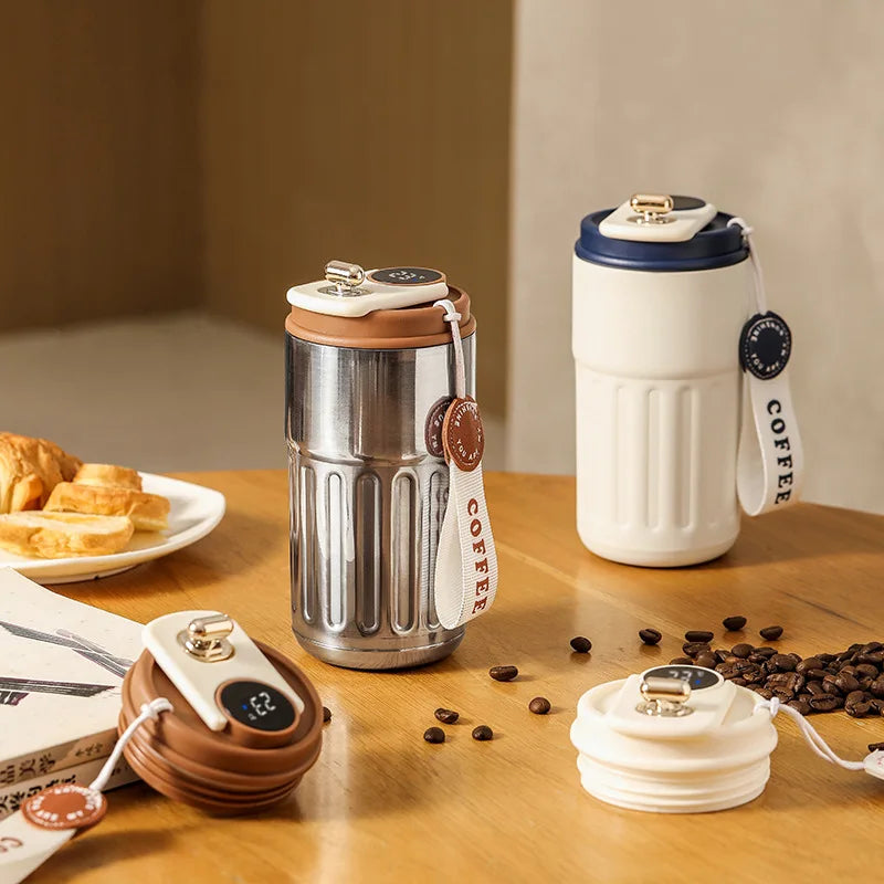 450ml Thermos Bottle – A Garrafa Térmica Inteligente Para o Seu Dia a Dia!