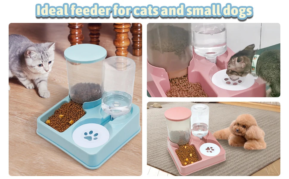 Comedouro e Bebedouro Automático 2 em 1 para Pets!