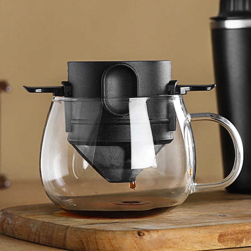 Filtro de Café Portátil em Aço Inoxidável 304 – Reutilizável e Sustentável