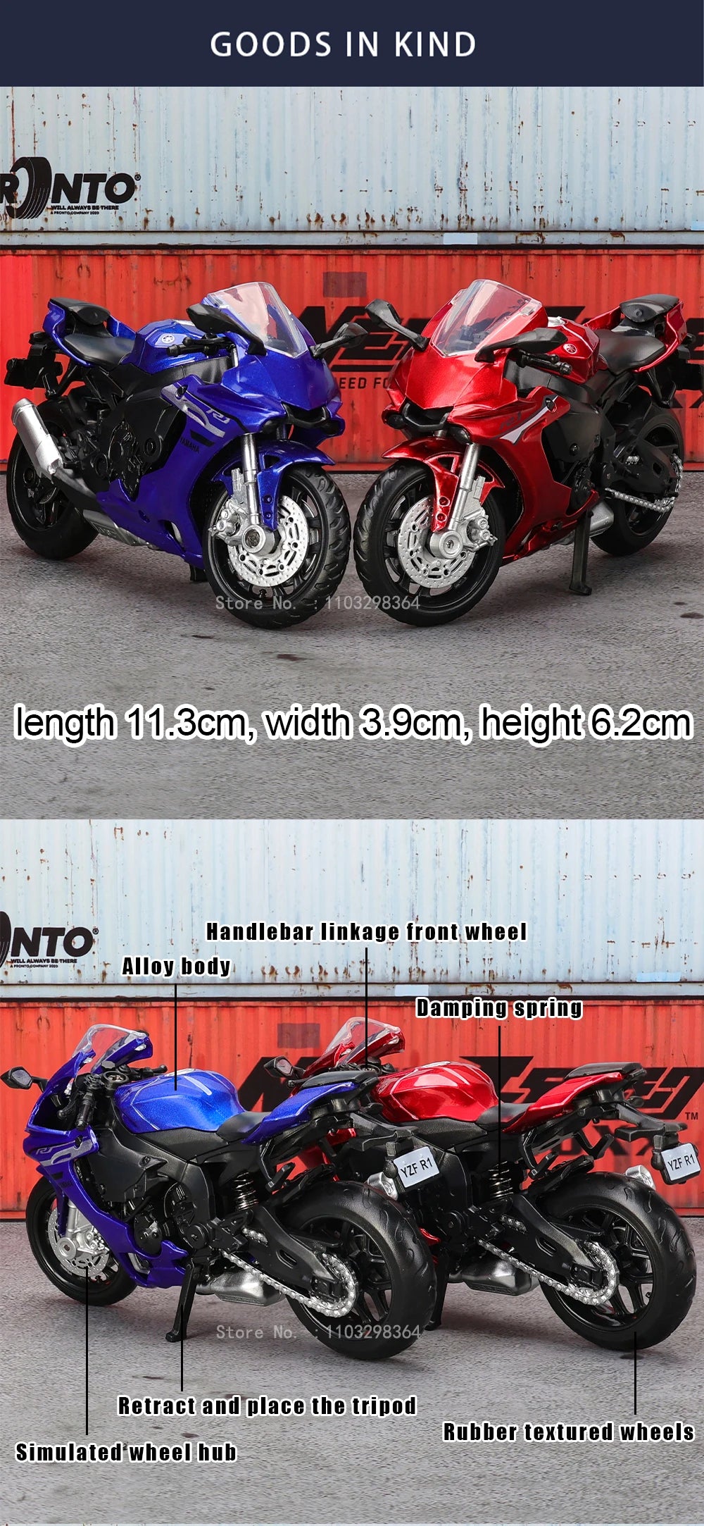 🏍️ Miniaturas de Motos Kawasaki Ninja H2R, Suzuki GSX-R1000 e Yamaha YZF-R1 1:18 MSZ – Modelos Estáticos Colecionáveis (Diecast)