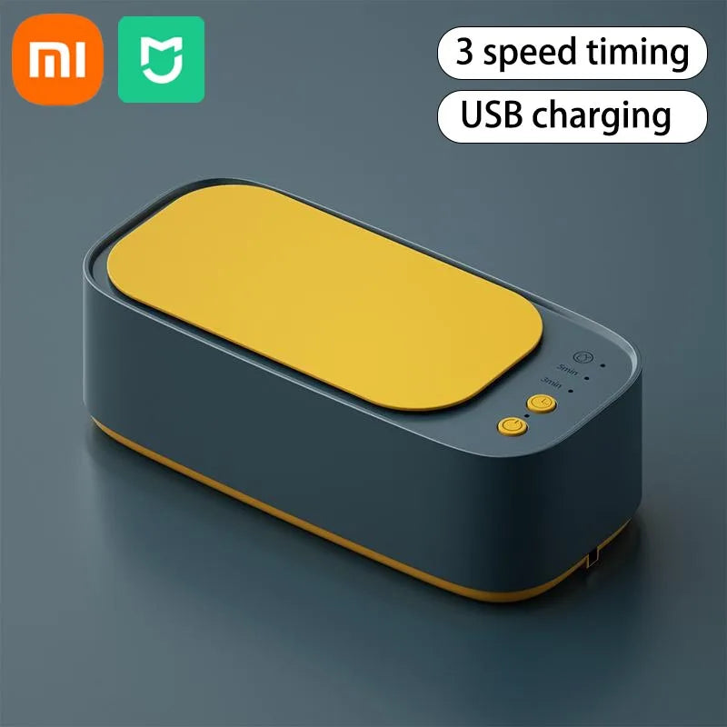 Máquina de Limpeza Ultrassônica Xiaomi MIJIA para Óculos e Joias - Limpeza de Alta Frequência 45KHZ