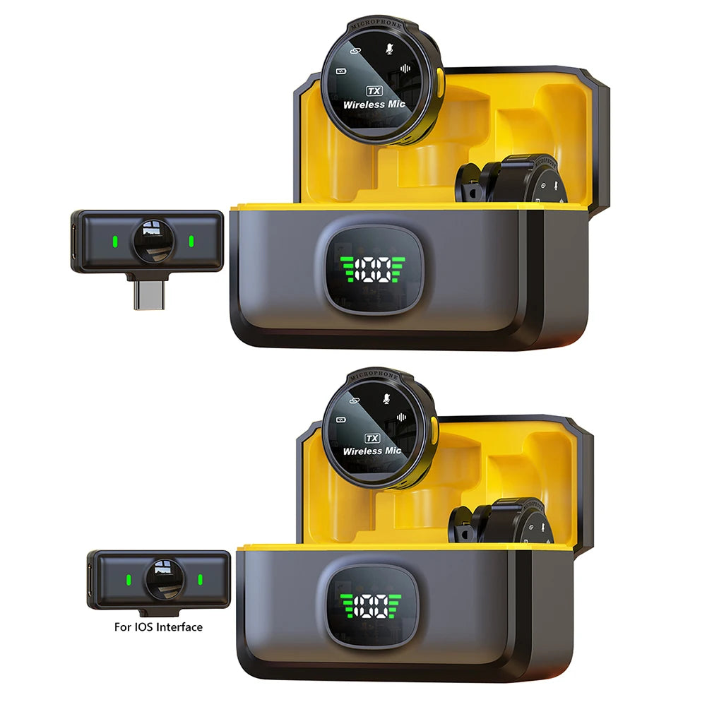 Microfone Lavalier Xiaomi Wireless – Som Claro e Sem Fios