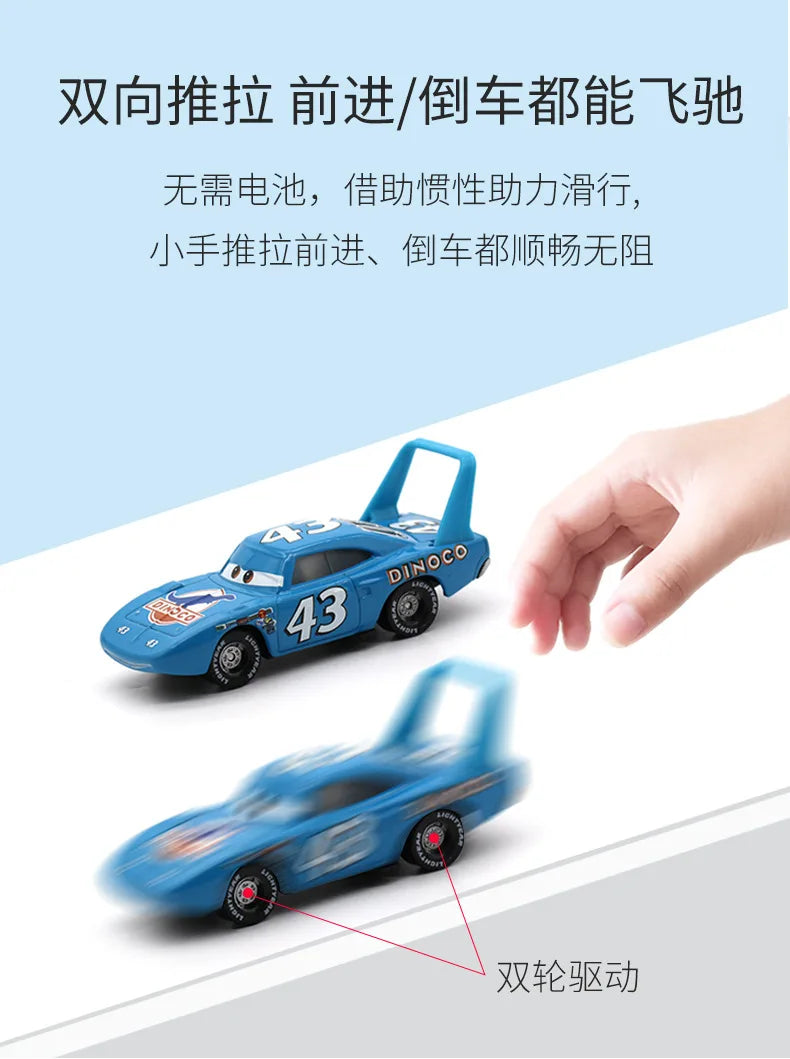 🏎️ Miniaturas Disney Pixar Cars 3 – Kit Metal Diecast 1:55 (Relâmpago McQueen, Mater, Jackson Storm e Mais)