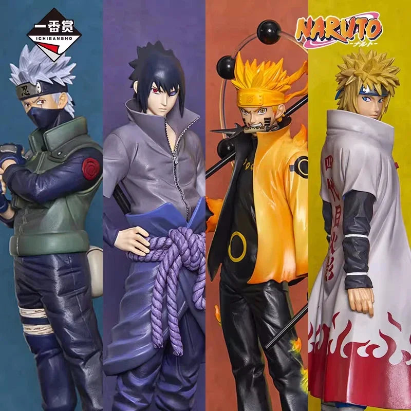 Figura Naruto Anime - Blind Box Lucky Box - Sasuke, Kakashi e Itachi