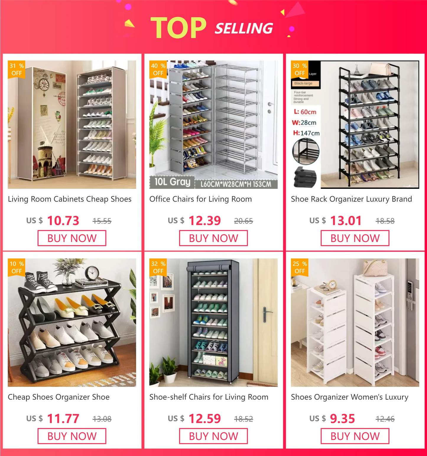 Cheap Shoes Organizer – Organizador de Sapatos para sua Casa!