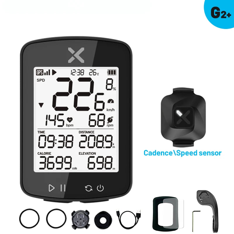 XOSS G2/G2 Plus – Ciclocomputador GPS Wireless para Ciclismo