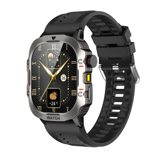 Smartwatch Esportivo 2.01" com Monitor de Saúde e Chamadas Bluetooth