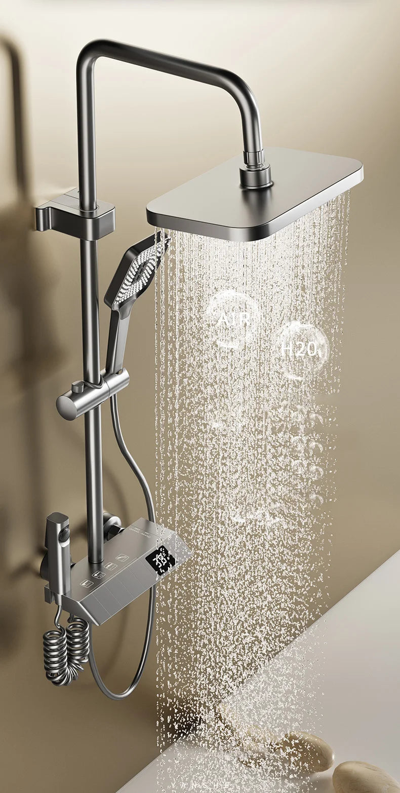 Kit Completo de Chuveiro Digital LED - Luxo e Conforto!