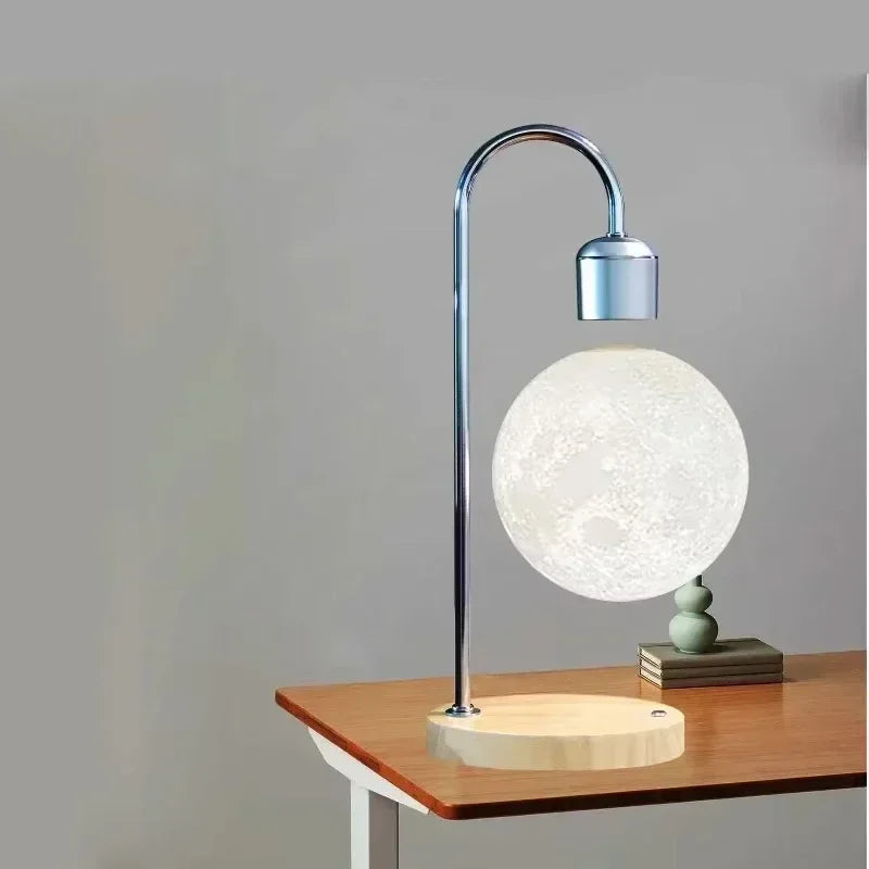 Luminária Lua Flutuante com Levitação Magnética
