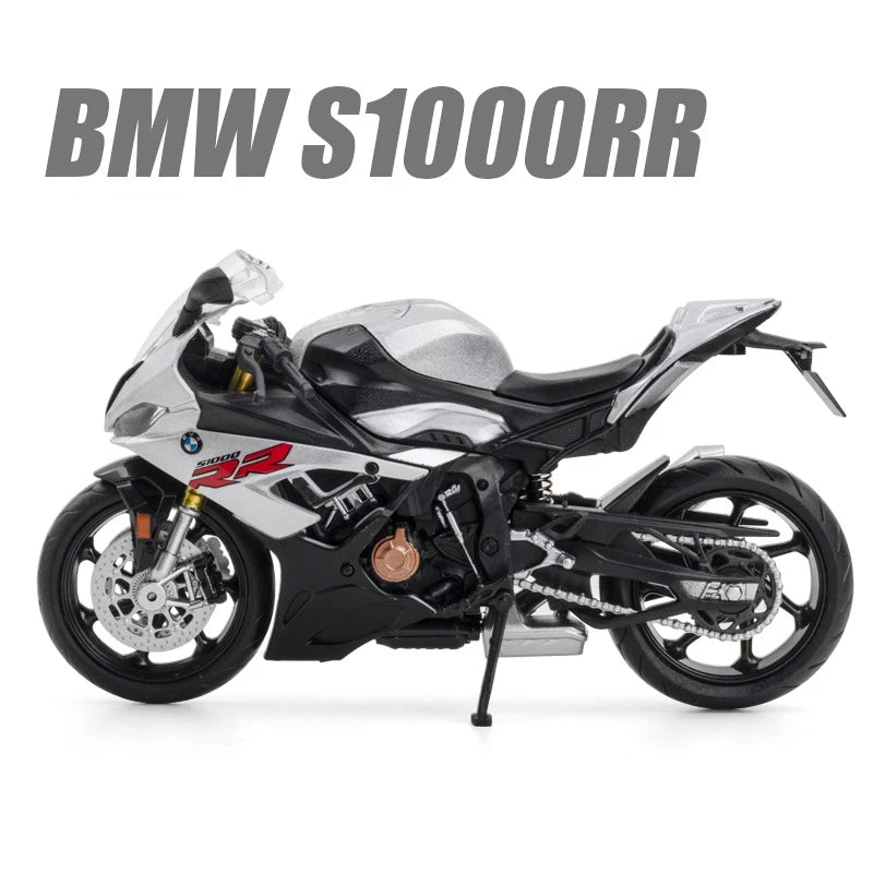 🏍️ Miniatura Moto BMW S1000RR 1:12 RMZ City – Modelo Super Esportiva Colecionável (Diecast)