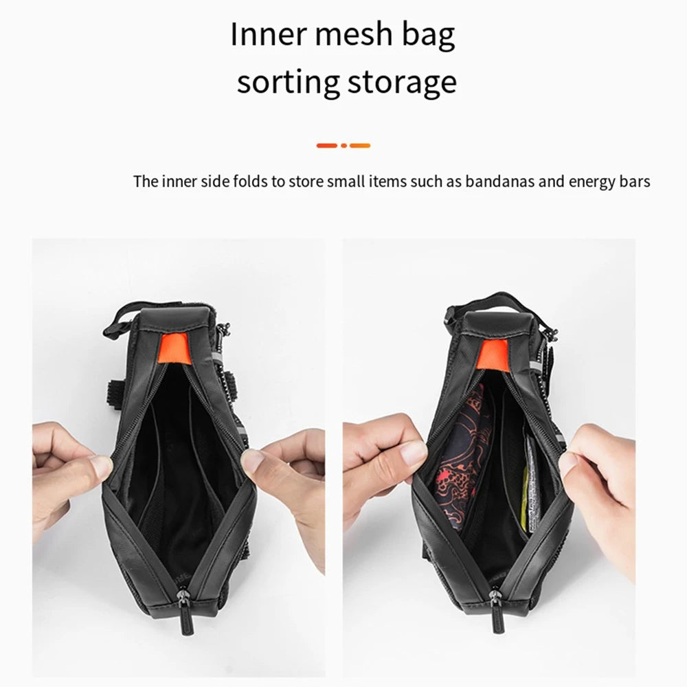 Bolsa de Quadro ROCKBROS – Impermeável, Leve e Funcional para Ciclismo