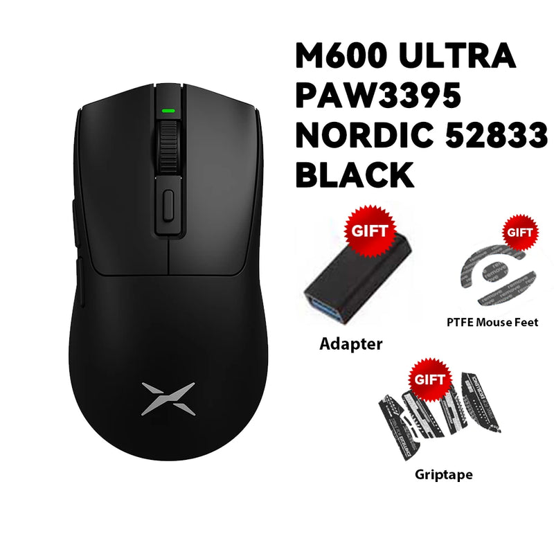 Mouse Gamer Sem Fio Delux M600 Series – Leveza, Precisão e Performance para Gamers Profissionais!