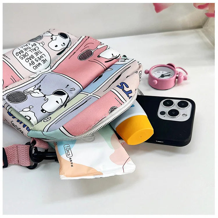 Bolsa de Ombro Cartoon Corner Creature Snoop - Estilo Descomplicado para Mulheres