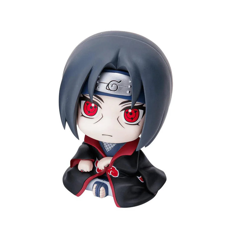 10cm Naruto Anime Figure Collection - Uzumaki Naruto, Kakashi, Uchiha Sasuke, Itachi