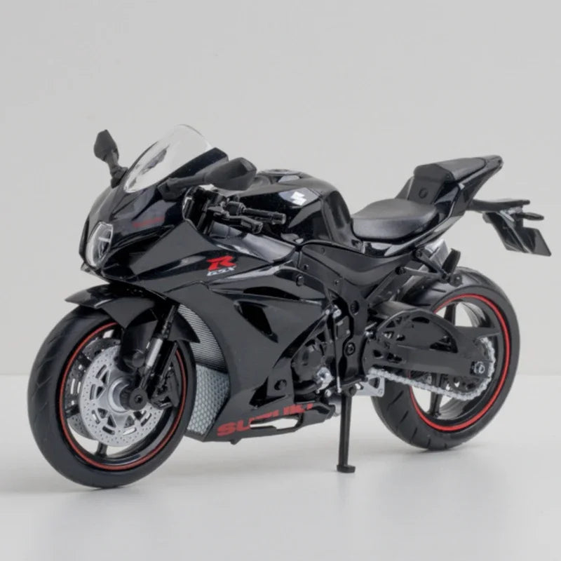 1:12 Suzuki GSX-R1000R Aprilia RSV4 Alloy Racing Motorcycle Model Diecast Street Cross-Country Motorcycle Model High Simulation