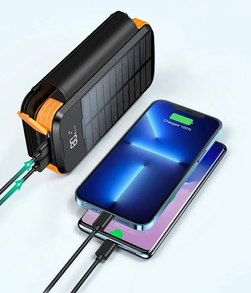 Power Bank Solar 43800mAh – Energia Infinita para Seus Dispositivos!