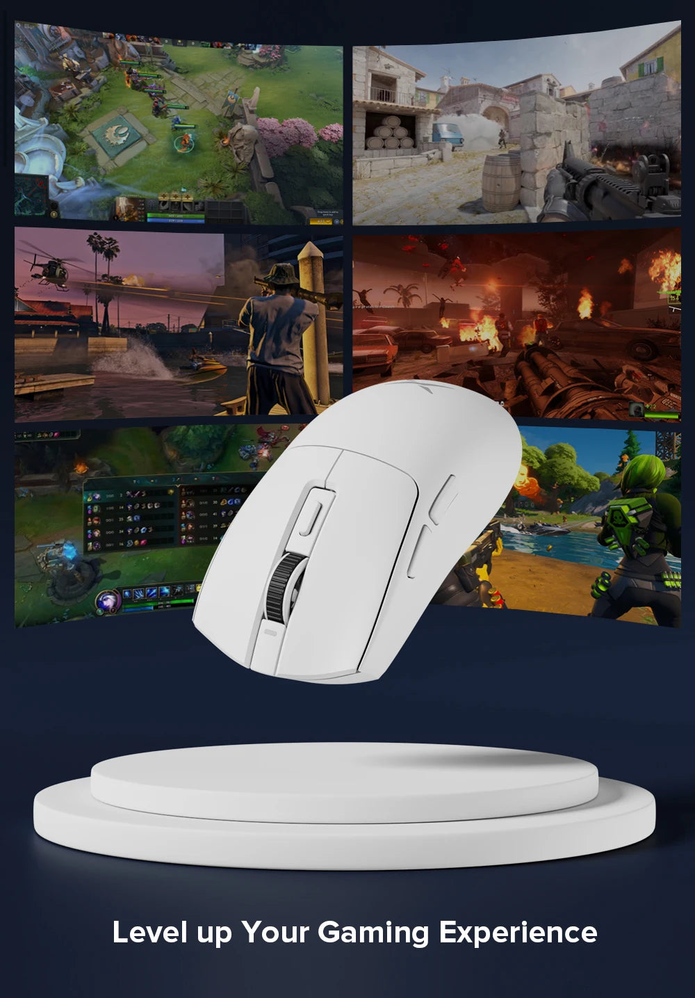 Mouse Gamer Sem Fio Delux M600 Series – Leveza, Precisão e Performance para Gamers Profissionais!