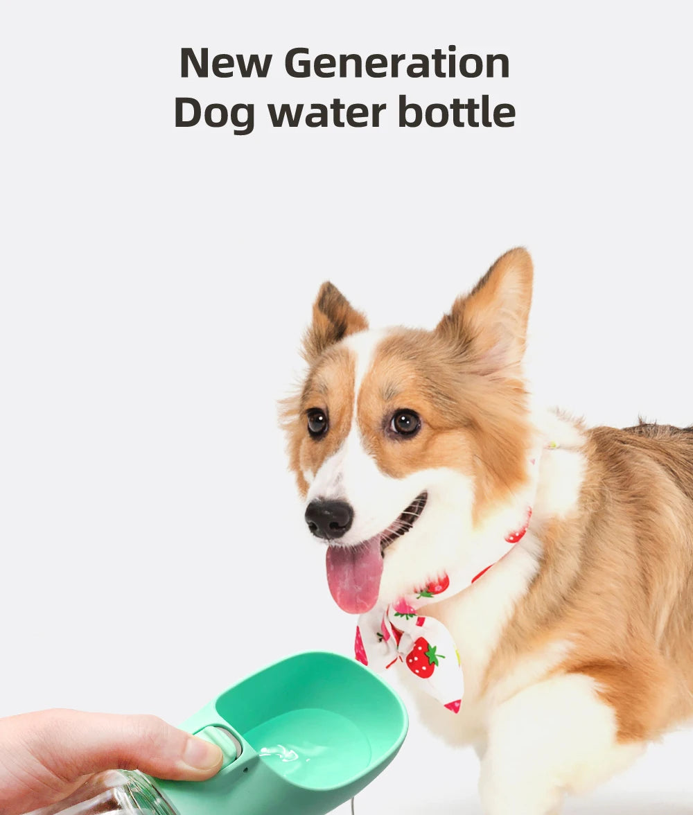 Garrafa de Água Portátil para Cães e Gatos