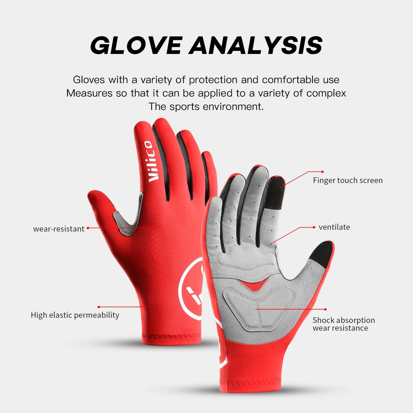 Luvas de Ciclismo Kyncilor – Conforto, Proteção e Tecnologia Touch Screen