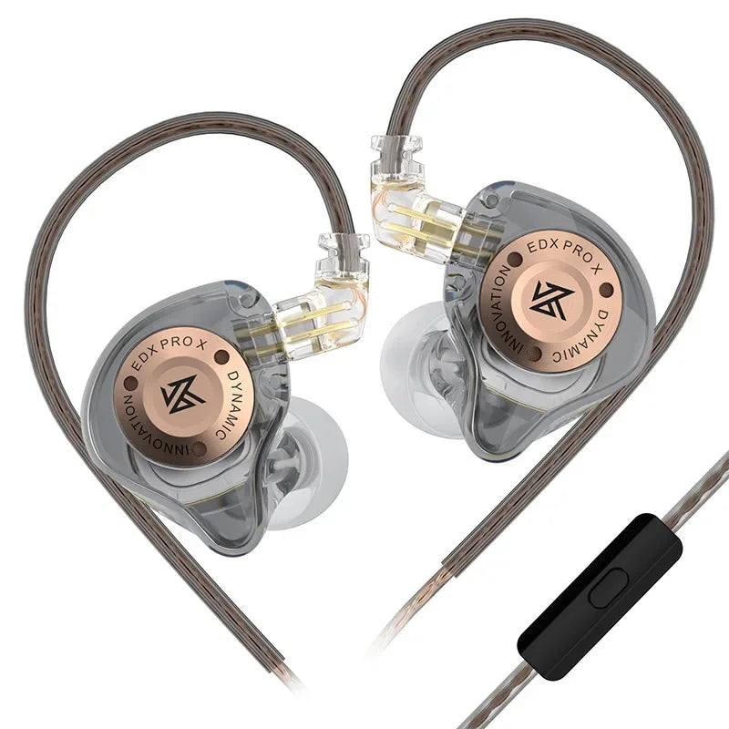 KZ EDX PRO X – Fone de Ouvido Dinâmico HiFi Bass | Qualidade Profissional para Música e Esporte!