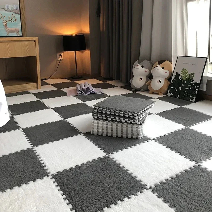 Tapete de Espuma Fofo 30x30cm – Conforto e Estilo para Seu Lar!