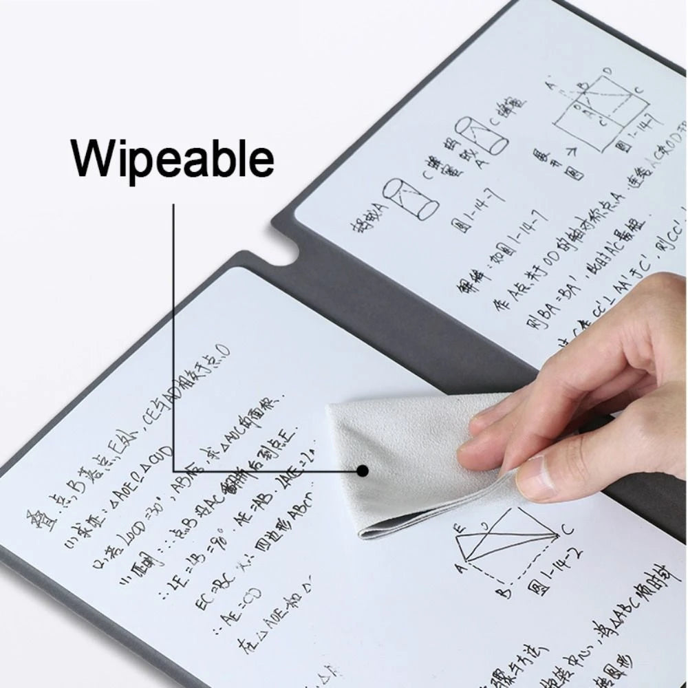 A5 Reusable Whiteboard Notebook – Planeje Seu Dia de Forma Eficiente!