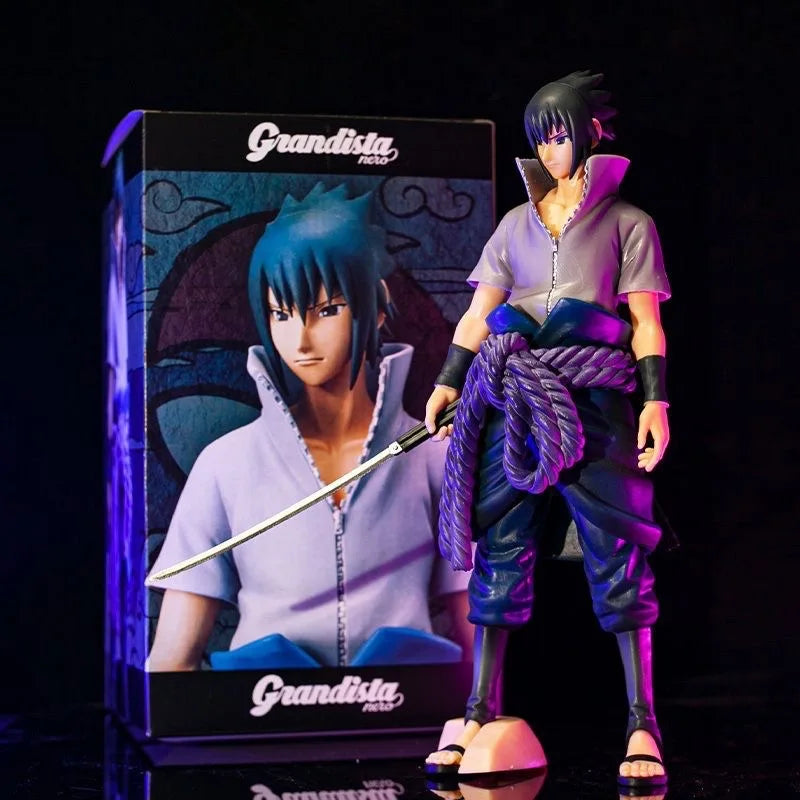 Figura de Ação Sasuke - Pose de Mão, Box de Transmissão do Vento Rápido