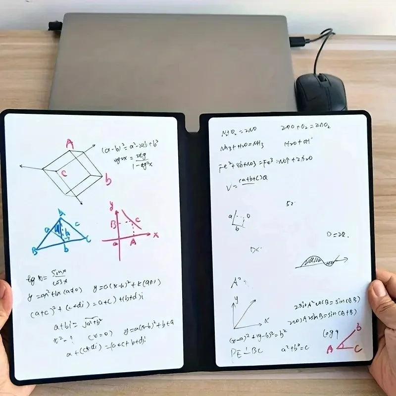 A5 Reusable Whiteboard Notebook – Planeje Seu Dia de Forma Eficiente!