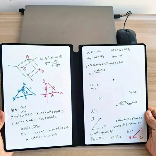 A5 Reusable Whiteboard Notebook – Planeje Seu Dia de Forma Eficiente!