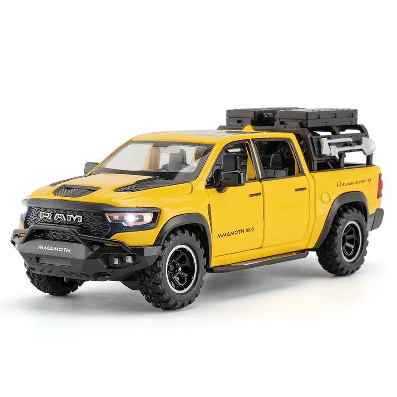 🏁 Miniatura Dodge RAM 1000 TRX Mammoth 1:32 Maisto – Modelo Colecionável com Luz e Som (Diecast)